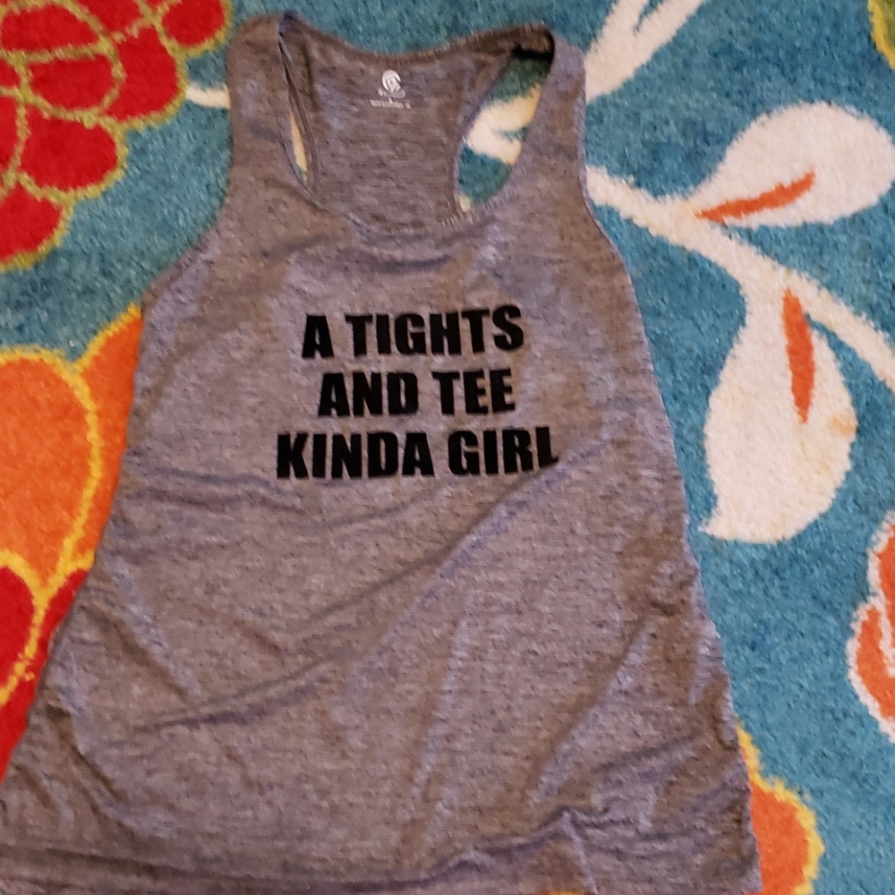 Champion razor back shirt